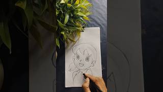 Shizuka drawing  how to draw shizuka art drawing shorts 💞 [upl. by Egoreg]