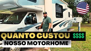 QUANTO PAGAMOS NO MOTORHOME NOS EUA 🇺🇸 [upl. by Hnaht]