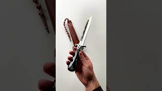 long blade handmade folding knife foldingknife handmade [upl. by Aiekram]