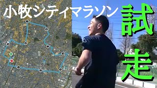 【いなぐまらそん】小牧シティマラソンのコースを試走していたら市の紹介動画になっていた【愛知県小牧市】 [upl. by Berkly]