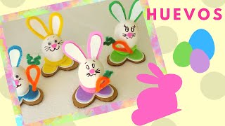 🐣 IDEAS 🐰 HUEVOS Decorados 🐰Cómo decorar huevos [upl. by Wendel593]