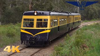 280hp Walker at the Daylesford Spa Country Railway Australian Trains in 4K [upl. by Brendin]