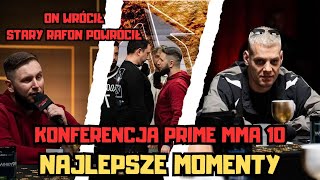 KONFERENCJA PRIME MMA 10  NAJLEPSZE MOMENTY [upl. by Duaner276]