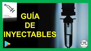 GUIA DE INYECTABLES  💉💉 ► APP GRATUITA 💯 [upl. by Gambrell]