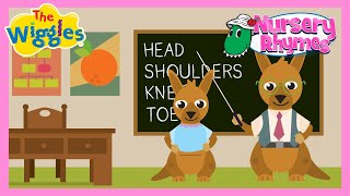 Head Shoulders Knees and Toes 🎶 Preschool Activity Song 🎈 The Wiggles [upl. by Euqirne]