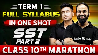 Complete CBSE SST  10th  Part2   Term  1 in One Shot  Marathon Series [upl. by Elbertine]