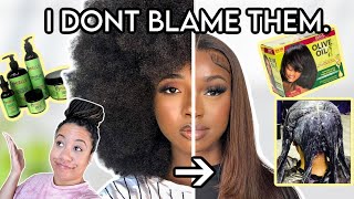 Why are NATURAL HAIR Black Women Relaxing Their Hair  Is Going Back to Relaxers the New Trend [upl. by Afinom281]