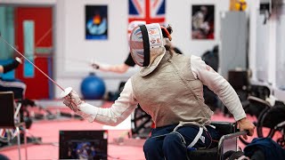 Wheelchair fencers excited to be selected for Paris 2024 Paralympic Games [upl. by Elnukeda]