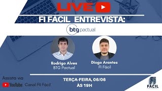 FIP IE LIVE com Rodrigo Alves do BTG  BDIV11 [upl. by Daggna]