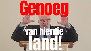 Genoeg van hierdie land Korrupsie Geweld Moord Ds Gustav Opperman Woorde uit sy Woning Gen 26 [upl. by Noirad]