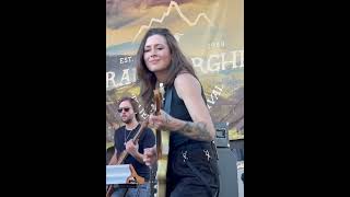 quotPreachin Bluesquot Larkin Poe  Grand Targhee Bluegrass Festival 81223 blues larkinpoe [upl. by Fatsug]