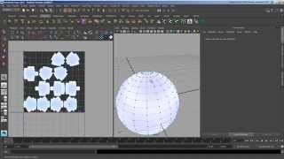 UV Projection Mapping in Maya [upl. by Bollay432]