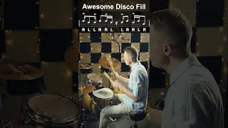 Awesome Disco Fill Drum Lesson drums drumlessons [upl. by Manthei]