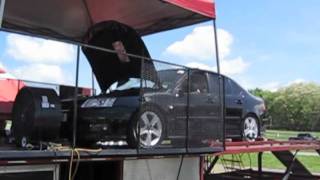 2006 Saab 93 Aero Dyno VTuner Stage 0 [upl. by Reifinnej]