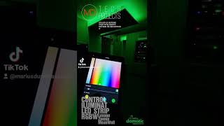 Control iluminat RGBW led strip Loxone KNX [upl. by Princess]