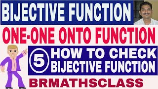 BIJECTIVE FUNCTION  ONEONE ONTO [upl. by Nowujalo903]