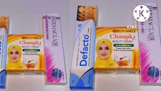 3DAYS RESULT CHAMAK BEAUTY CREAM DERMACLAIR CREAM IYO DEFACTO CREAM REVIEW [upl. by Tnahs573]