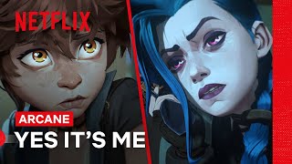 Jinx Meets Isha  Arcane  Netflix Philippines [upl. by Akyssej]