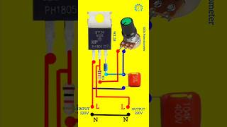 220v fan regulator circuit diagram Fan dimmer circuit diagram with BT 136 Fan Regulator Shorts [upl. by Honoria]