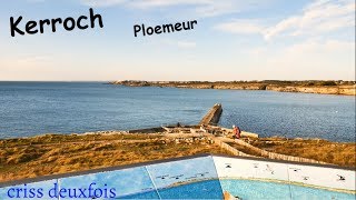 Ploemeur  Petit Port de Kerroch  Belvédère  4K  Littoral  Digue  Morbihan  Bretagne  France [upl. by Abra685]