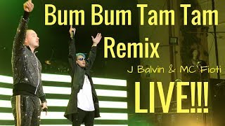 Bum Bum Tam Tam Remix  J Balvin amp MC Fioti Live in Concierto [upl. by Ykroc793]