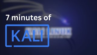 Kali Linux in 7 minutes [upl. by Ahsenad522]