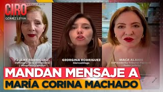 Mexicanas destacadas se sumaron a la iniciativa quotMujeres por la democracia”  Ciro Gómez Leyva [upl. by Justinn]