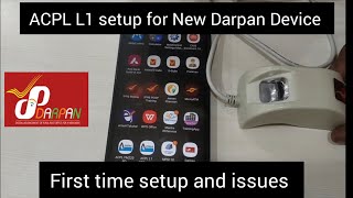 Darpan 20 post office IPPB ACPL L1 biometric device configuration and errors in new Darpan mobile [upl. by Roxana]