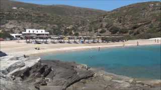 Άνδρος Η παραλία Βιτάλι Andros Island Greece Vitali Beach [upl. by Octavie]