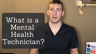 What is a Mental Health Technician  Andrew Cipriano [upl. by Yelnoc714]