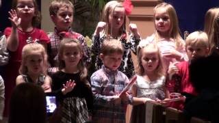 Elliots Christmas Concert Cedarburg Preschool 12112012 [upl. by Aehcim]