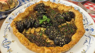 Ma TARTE au BOUDIN NOIR OIGNON confit et pommes fondantes  Mère Mitraille  Gourmandises TV [upl. by Allisurd886]