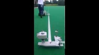 Line Marking a Hockey Pitch with the BeamRider [upl. by Siuraj]