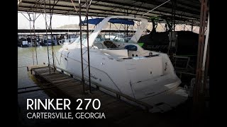 UNAVAILABLE Used 1999 Rinker Fiesta Vee 270 in Cartersville Georgia [upl. by Jordan]