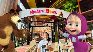 MASHA AND THE BEAR RESTAURANT in Dubai 🧸  10th Birthday Treat  MIKAY TV [upl. by Pardoes]