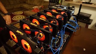 8 GPU Mining Rig Build [upl. by Ricard]