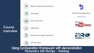 How to develop batch processes using SysOperation Framework in Dynamics 365 Finance and Operations [upl. by Goldy]