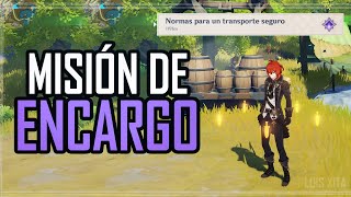 Normas para un transporte seguro ✦ Genshin impact 〚 Misión de encargo 〛 [upl. by Richlad]