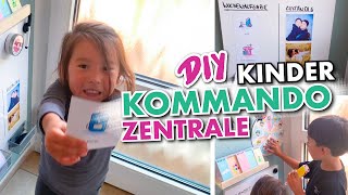 DIY Kinder Kommandozentrale  Ideen zur Organisation im Familien Alltag  Command Center  mamiblock [upl. by Nylrahc137]