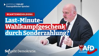 Wahlkampfgeschenk durch Sonderzahlung [upl. by Hightower794]