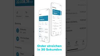 So streichen Sie Ihre Order in der Consorsbank App shorts tutorial [upl. by Glenna]