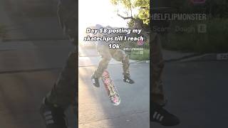 Day 58 Fakie Vheel Bs Heel Swflip Nollie flip Nollie halfcab flip skateboarding [upl. by Asilrahc]