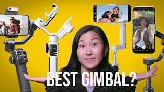 Best Smartphone Gimbal 2024 Insta360 Flow vs DJI OM 6 vs Zhiyun Smooth 5S vs Hohem iSteady M6 [upl. by Enailil]