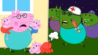 Zombie Apocalypse Zombies Appear At The Peppa Pig House🧟‍♀️  Peppa Pig Funny Animation [upl. by Eldred]