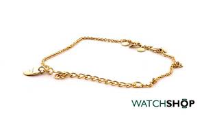 Rosefield Jewellery Ladies Gold Plated Baxter Bracelet JBAGJ011 [upl. by Yelah34]