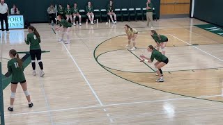 Video Weedsport takes on OnTech in volleyball quarterfinal [upl. by Yanaj96]