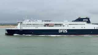 MV Côte dOpale in Calais Roads 2724 [upl. by Rois]