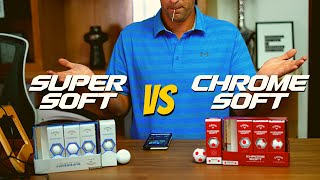 ✅ Callaway Super Soft Vs Chrome Soft  Tried And Tested By Average Golfer [upl. by Ashlie641]