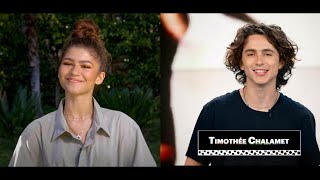 Graduate Together  Zendaya amp Timothée Chalamet speaking to the Class of 2020  blooper [upl. by Yerocal]