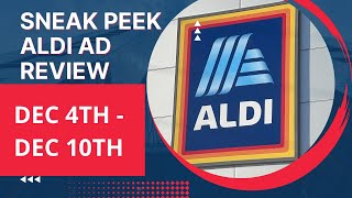 SNEAK PEEK Aldi Ad Review New Arrivals New Deals New Sales From DECEMBER 4THDECEMBER 10TH [upl. by Rednal]